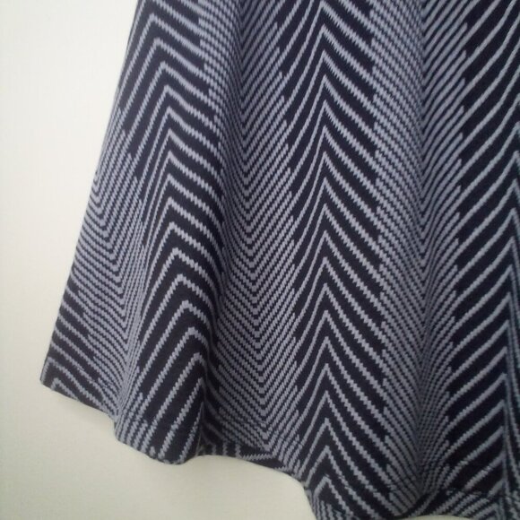 Gilli Skirt Women M Pull On Elastic Waist Stretch Black Gray - Picture 9 of 14